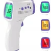 TERMOMETR BEZDOTYKOWY NA PODCZERWIEŃ LCD ELEKTRONICZNY CYFROWY CERTYFIKAT