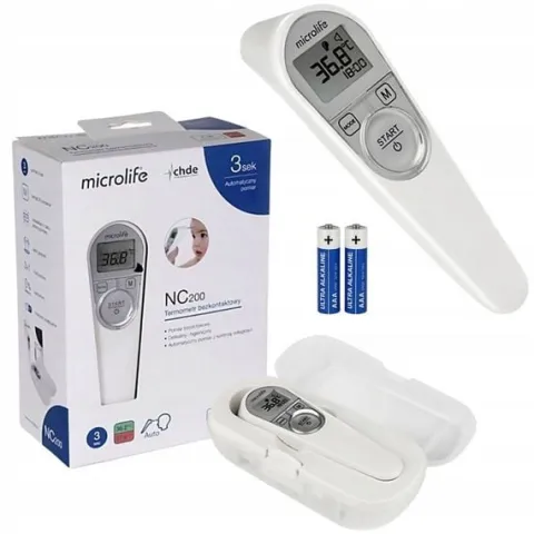 Termometr MICROLIFE bezdotykowy elektroniczny NC200 medyczny szybki pomiar