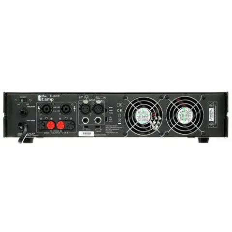 the t.amp E-800 Końcówka mocy stereo wzmacniacz estradowy 2x490W 19 cali 2U