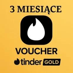 TINDER GOLD 3 MIESIĄCE / 90 DNI / KARTA PODARUNKOWA / KLUCZ VPN