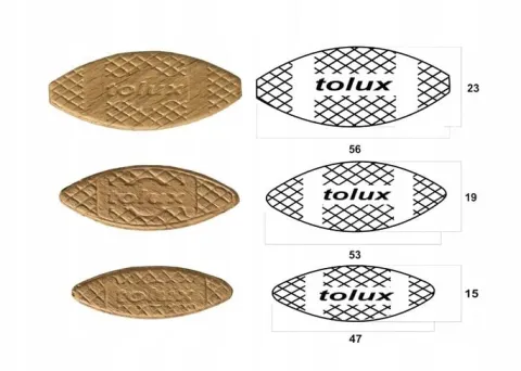 TOLUX LAMELS - LAMELKI BUKOWE SOLIDNE ŁĄCZNIKI OBCE PIÓRO NR 20 1000 szt.
