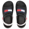 Tommy Hilfiger dziecięce sandały T1B2-32262-0083X001 Black/White 26