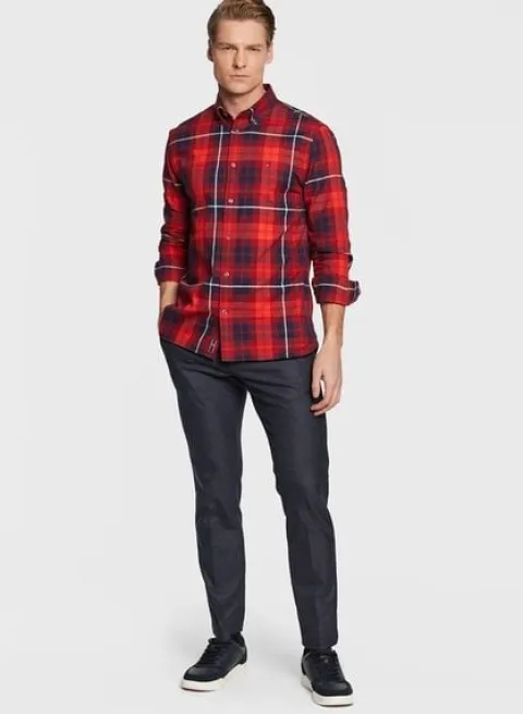 Tommy Hilfiger MĘSKA Koszula Oxford Blackwatch MW0MW29185 Regular Fit L