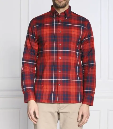 Tommy Hilfiger MĘSKA Koszula Oxford Blackwatch MW0MW29185 Regular Fit L
