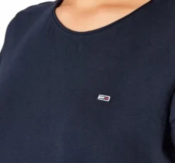 TOMMY JEANS T-SHIRT C NECK GRANATOWY SLIM FIT XXL