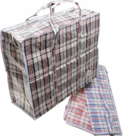 Torba DUŻA BAZAROWA Ruska Do Handlu Zakupowa Na Zamek 50x40x15cm 3703