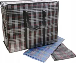 Torba DUŻA BAZAROWA Ruska Do Handlu Zakupowa Na Zamek 45x40x20cm 4091
