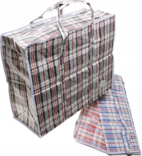 Torba DUŻA BAZAROWA Ruska Do Handlu Zakupowa Na Zamek 60x50x20cm 3704