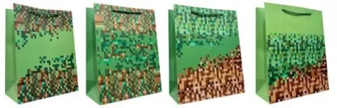 TORBA PREZENTOWA JP0549B 26x32 A4 MINECRAFT A'12