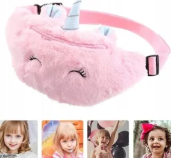 TOREBKA NERKA NA BIODRO DZIEWCZĘCA PLUSZ UNICORN PREMIUM