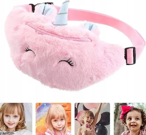 TOREBKA NERKA NA BIODRO DZIEWCZĘCA PLUSZ UNICORN PREMIUM