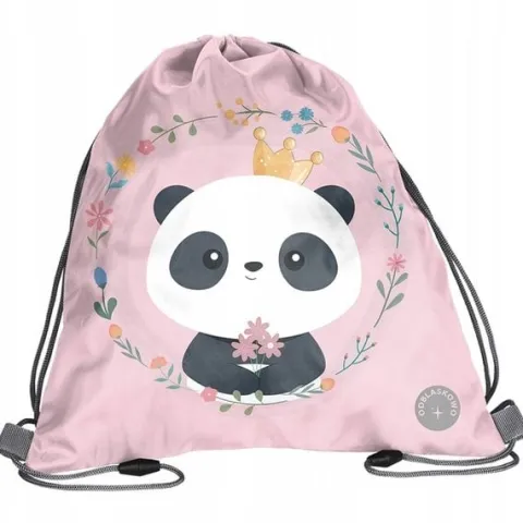 TORNISTER SZKOLNY PASO PANDA PLECAK-ZESTAW 5 EL.