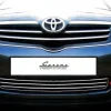 Toyota AVENSIS T25 - Listwy CHROM na GRILL atrapa