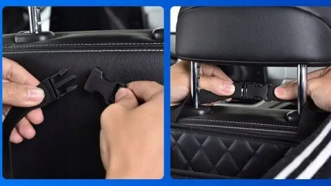 TOYOTA TORBA NA ZAGŁÓWEK wiszący ORGANIZER SAMOCHODOWY dla pasażera tyłu