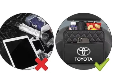 TOYOTA TORBA NA ZAGŁÓWEK wiszący ORGANIZER SAMOCHODOWY dla pasażera tyłu