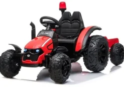 Traktor na akumulator z Przyczepą HZB-200 Czerwony