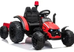 Traktor na akumulator z Przyczepą HZB-200 Czerwony