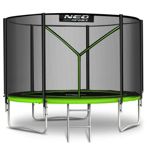 Trampolina ogrodowa 6ft/183cm z siatką zewnętrzną i drabinką Neo-Sport