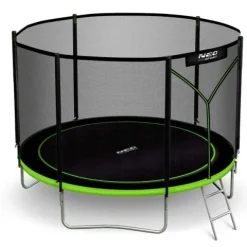 Trampolina ogrodowa 8ft/252cm z siatką zewnętrzną i drabinką Neo-Sport