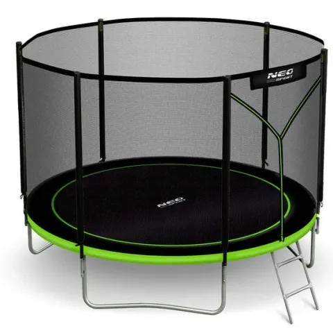 Trampolina ogrodowa 8ft/252cm z siatką zewnętrzną i drabinką Neo-Sport