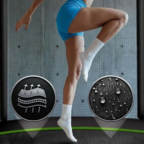 Trampolina ogrodowa 15ft/465cm z siatką zewnętrzną i drabinką Neo-Sport