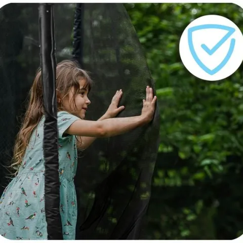 Trampolina ogrodowa 10ft/312cm z siatką zewnętrzną i drabinką Neo-Sport