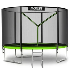 Trampolina ogrodowa 10ft/312cm z siatką zewnętrzną i drabinką Neo-Sport