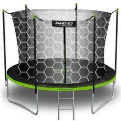 Trampolina ogrodowa 10ft/312cm z siatką wewnętrzną i drabinką Neo-Sport
