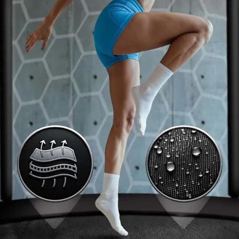 Trampolina ogrodowa 8ft/252cm z siatką wewnętrzną i drabinką Neo-Sport