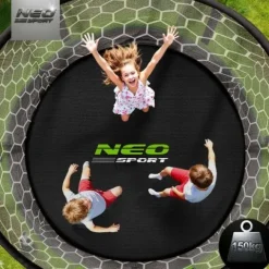 Trampolina ogrodowa 8ft/252cm z siatką wewnętrzną i drabinką Neo-Sport