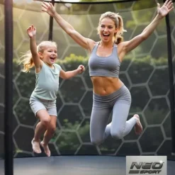 Trampolina ogrodowa 8ft/252cm z siatką wewnętrzną i drabinką Neo-Sport