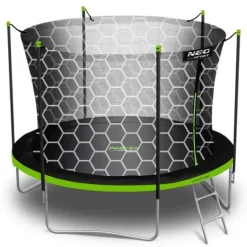 Trampolina ogrodowa 8ft/252cm z siatką wewnętrzną i drabinką Neo-Sport