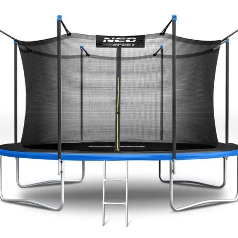 Trampolina ogrodowa 15ft/465cm z siatką wewnętrzną i drabinką Neo-Sport