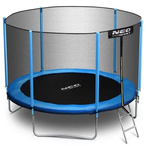 Trampolina ogrodowa 8ft/252cm z siatką zewnętrzną i drabinką Neo-Sport