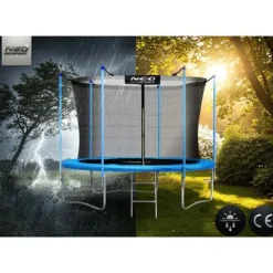 Trampolina ogrodowa 6ft/183cm z siatką wewnętrzną i drabinką Neo-Sport