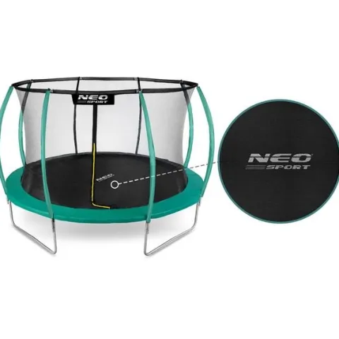 Trampolina ogrodowa profilowana 14ft/435cm z siatką wewnętrzną Neo-Sport