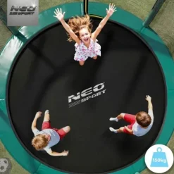 Trampolina ogrodowa profilowana 14ft/435cm z siatką wewnętrzną Neo-Sport