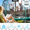 Trampolina ogrodowa profilowana 12ft/374cm z siatką wewnętrzną Neo-Sport