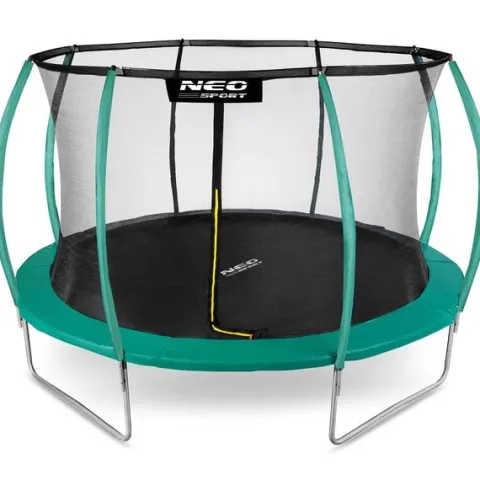 Trampolina ogrodowa profilowana 12ft/374cm z siatką wewnętrzną Neo-Sport