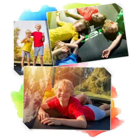 Trampolina ogrodowa profilowana 12ft/374cm z siatką wewnętrzną Neo-Sport
