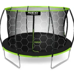 Trampolina ogrodowa profilowana 12ft/374cm z siatką wewnętrzną Neo-Sport