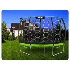 Trampolina ogrodowa profilowana 12ft/374cm z siatką wewnętrzną Neo-Sport