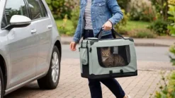 Transporter dla kota psa duży składana torba transportowa kojec box Rebel S