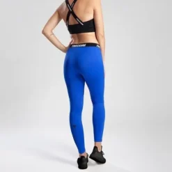 Trec - Leginsy damskie TW LEGGINGS TRECGIRL 029 DUAL MESH COBALT XS
