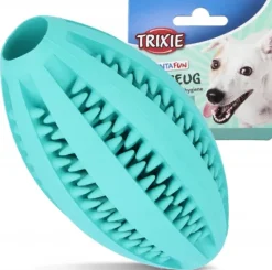 TRIXIE Denta Fun Piłka rugby zabawka na przysmaki smakołyki dla psa 11x6cm