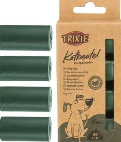 TRIXIE EKO BIOdegradowalne worki woreczki na kupy odchody psa kota 40 szt M