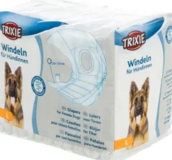 TRIXIE Pieluchy pampersy psa suczki na nietrzymanie moczu cieczkę 12 szt L