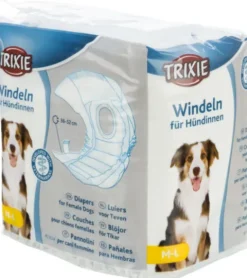 TRIXIE Pieluchy pampersy psa suczki na nietrzymanie moczu cieczkę 12 szt M-L
