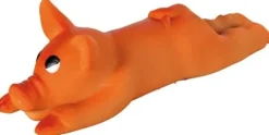 TRIXIE świnka z lateksu gryzak zabawka psa lateksowa piszcząca 13 cm