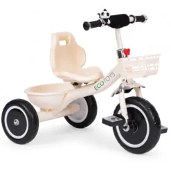 TRÓJKOŁOWY ROWEREK ECOTOYS DLA DZIECI OD 12 MSC STALOWY